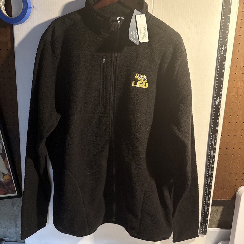 NWT Full Zip LSU Tigers Cutter & Buck  Polyster Winter Jacket XLT  Brand New